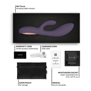 Ina Thrust Rabbit Vibromasseur à Poussée Lelo vue 9