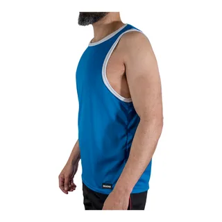 T-shirt Gym Bordeaux Macho - vue de profil