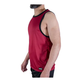T-shirt Gym Bordeaux Macho