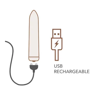 Off Balle Vibrante Rechargeable Rocksoff - avec son échelle de taille - Rose