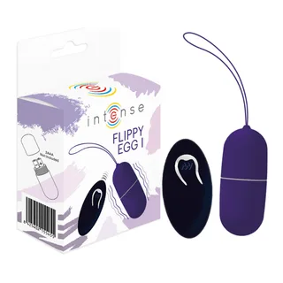 Œuf Vibrant Flippy Intense, coloris lilas, présenté seul sur fond blanc