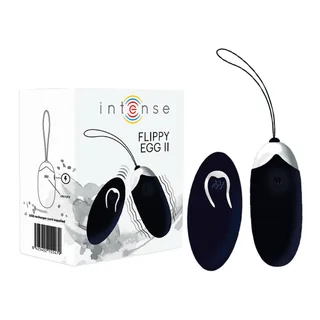 Œuf Vibrant Intense Flippy Intense - vue de profil - Noir