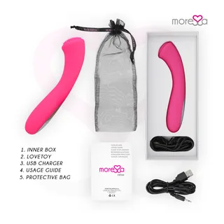 Vibromasseur Celso Rechargeable Silicone Moressa vue 5