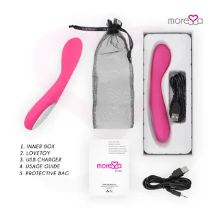 Vibromasseur Druso Rechargeable Silicone Moressa vue 4