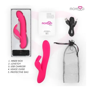 Vibromasseur Ethan Rechargeable Silicone Moressa vue 4