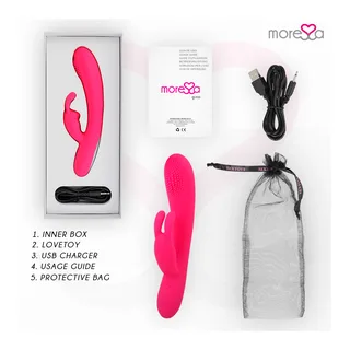 Vibromasseur Gino Rechargeable Silicone Moressa vue 7