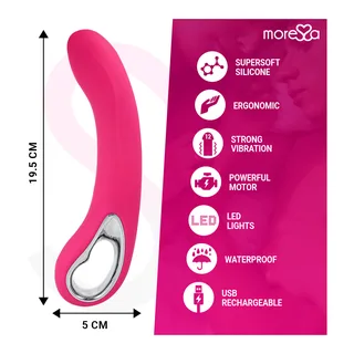 Vibromasseur Nelson Rechargeable Silicone Moressa vue 3