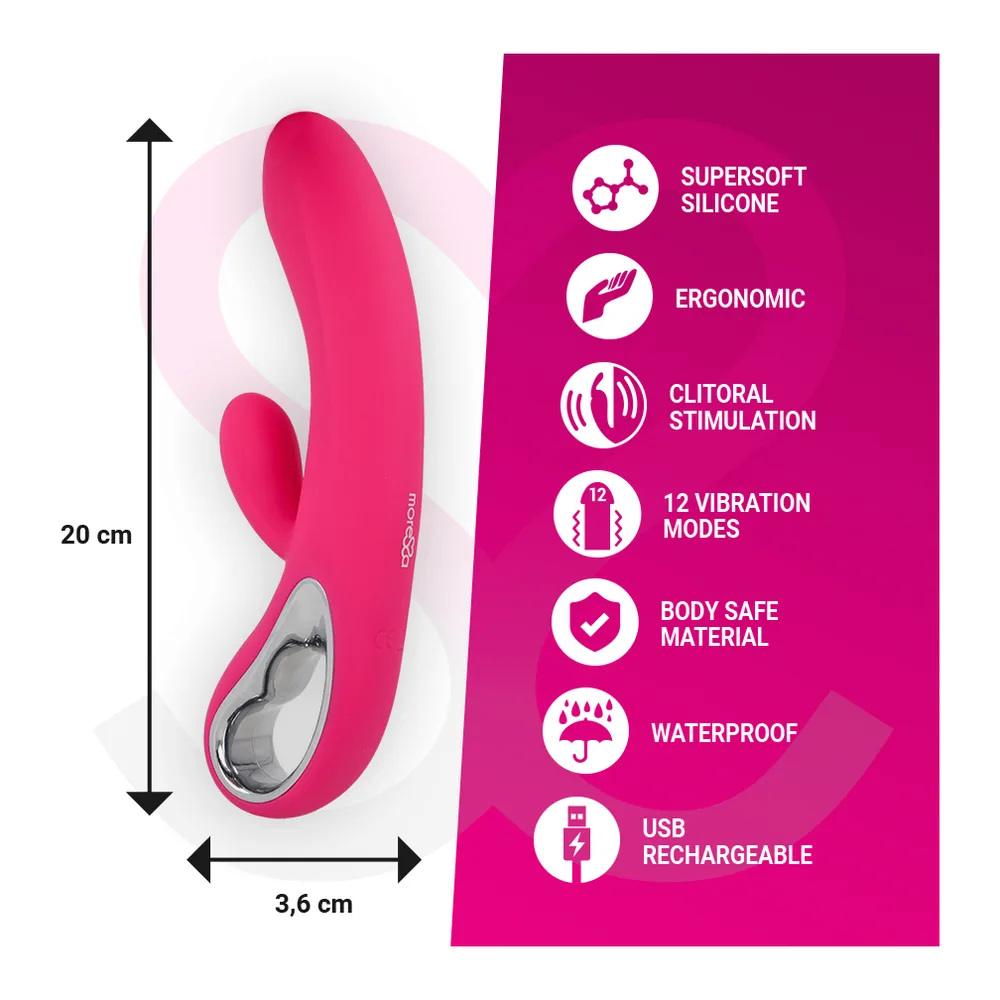 Vibromasseur Troy Rechargeable Silicone Moressa