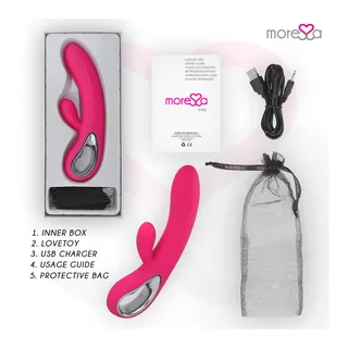 Vibromasseur Troy Rechargeable Silicone Moressa vue 5