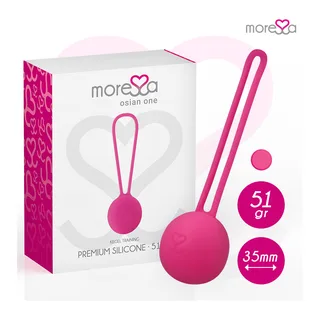 Boule de Geisha silicone rose, 51 g, velours, coloris Rose