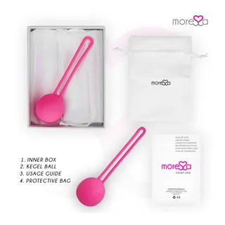 Boule de Geisha silicone rose, 51 g, velours, coloris Rose, autre vue 5