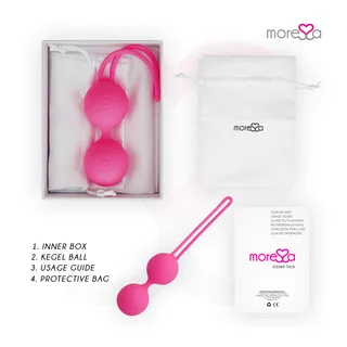 Osian Deux Silicone Moressa - avec son échelle de taille