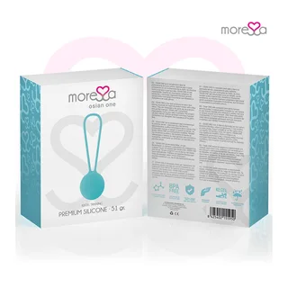 Boule de Geisha silicone rose, 51 g, velours, coloris Turquoise, autre vue 3