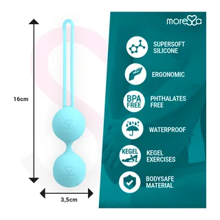 Osian Deux Silicone Moressa - détail de la texture - Turquoise