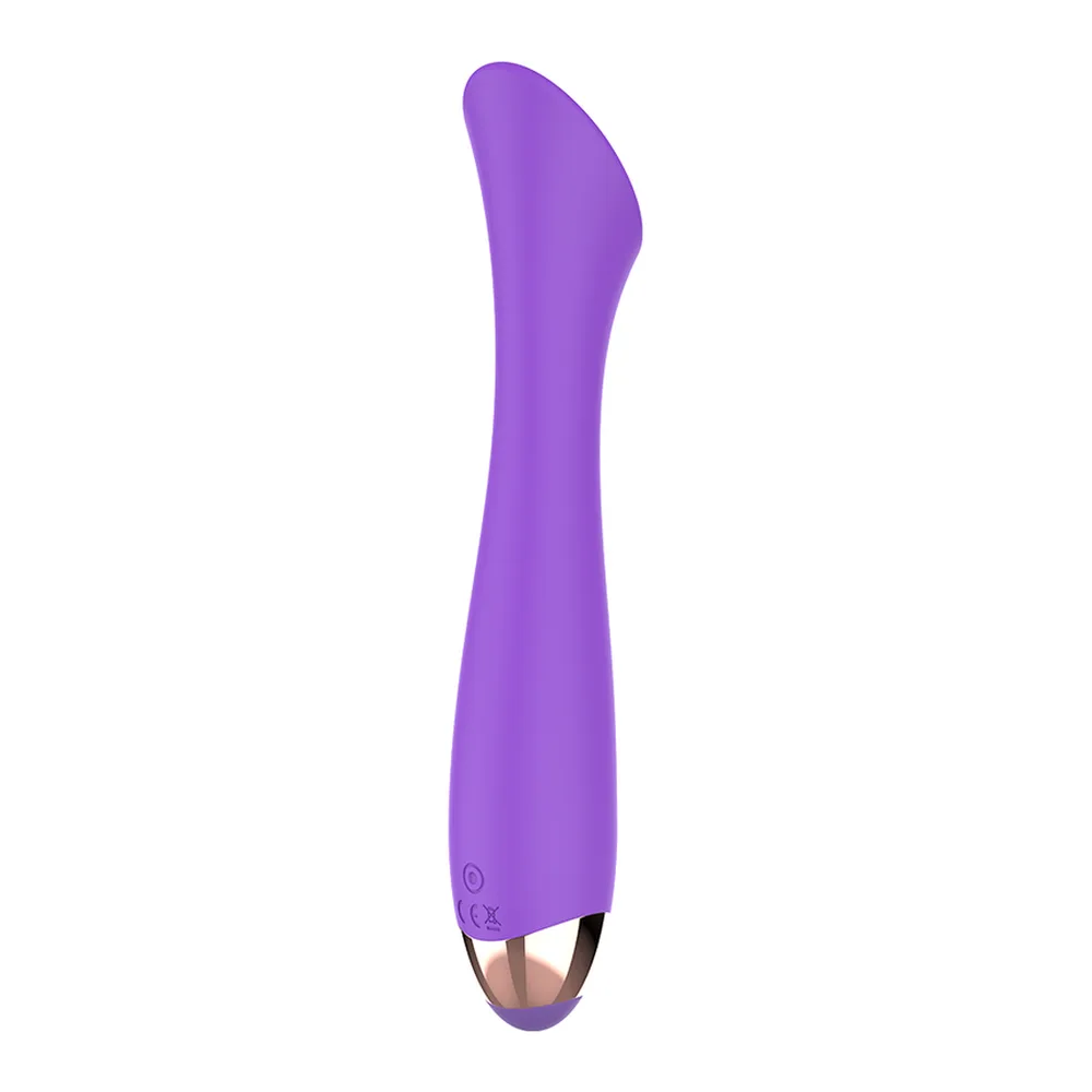 Vibromasseur silicone violet rechargeable, autre vue 5