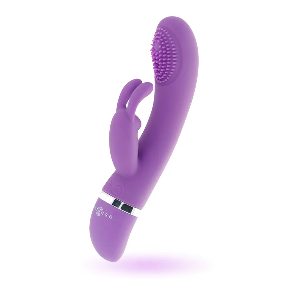 Vibrateur Oscillant Susy Silicone Intense - avec son échelle de taille