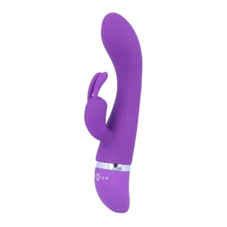 Vibrateur Luxe Silicone Hilari Intense - avec son échelle de taille - Violet