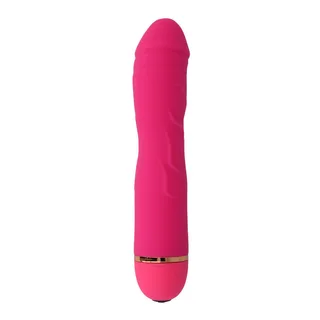 Vibromasseur silicone rose, 18 cm, 20 modes, à pile, autre vue 2