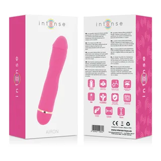 Vibromasseur silicone rose, 18 cm, 20 modes, à pile, autre vue 6