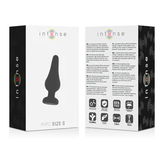 Plug Anal Pipo Silicone Intense - vue de profil