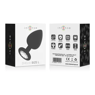 Plug Anal Shelki L Noir Intense vue 6
