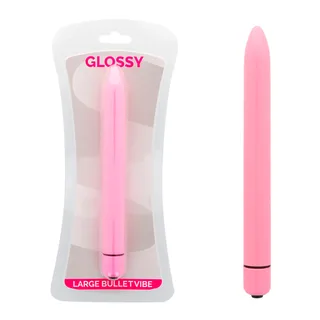 Vibromasseur rose silicone effilé, autre vue 3