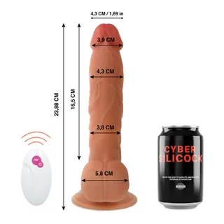 Vibromasseur Réaliste John Cyber Silicock vue 7