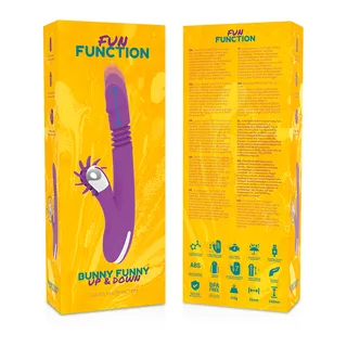 Vibromasseur Lapin Drôle Haut Bas Fun Function vue 6