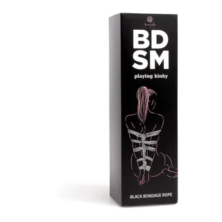 Corde Bondage Collection Bdsm SecretPlay - avec son échelle de taille