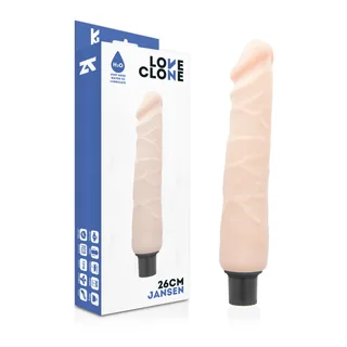 Vibromasseur silicone chair texturé 26 cm étanche, autre vue 3