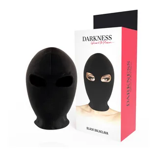 Cagoule spandex noir, découpes yeux, autre vue 3