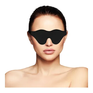 Masque rouge extensible forme aile, coloris Noir, autre vue 4