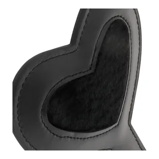 Pagaie cœur noir velours 19 cm, autre vue 3