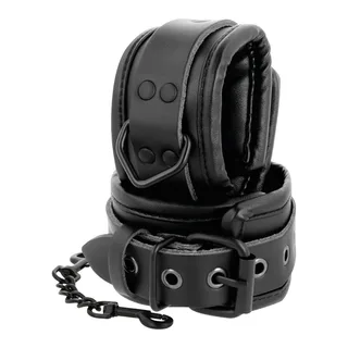 Menottes Cheville Ajustables Cuir Darkness