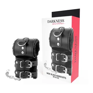 Menottes cuir gris doublure ajustable, autre vue 6