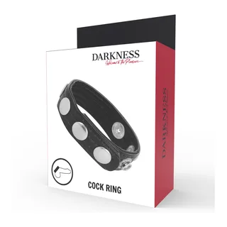 Anneau d'Érection Cuir Darkness vue 3
