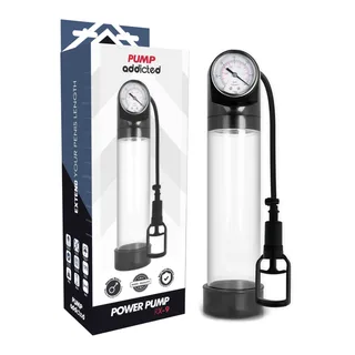 Pompe à pénis Pump Addicted rx9 noir - Transparent