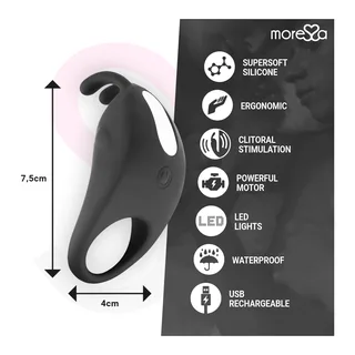 Brad Silicone Rechargeable Moressa - vue de dos
