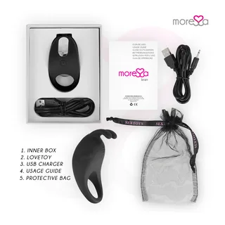 Brad Silicone Rechargeable Moressa - détail de la texture