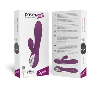 Vibromasseur Taylor Rabbit Watchme Coverme vue 5