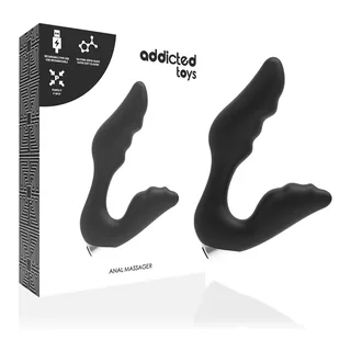 Vibrateur Prostatique Rechargeable Modèle Addicted Toys - avec son échelle de taille