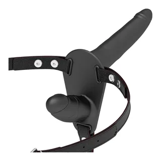 Double Pénétration chair Fetish Submissive Harness - Noir