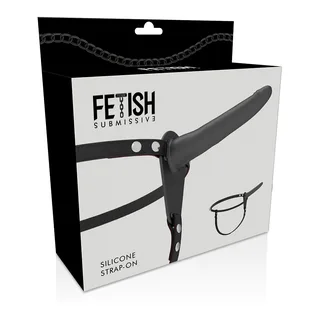 Godes-ceinture Silicone Fetish Submissive Harness - vue de dos - Noir