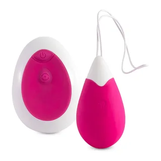 Œuf Vibrant Jan Intense - avec sa base - Rose