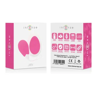 Œuf Vibrant Jan Intense - détail de la commande - Rose