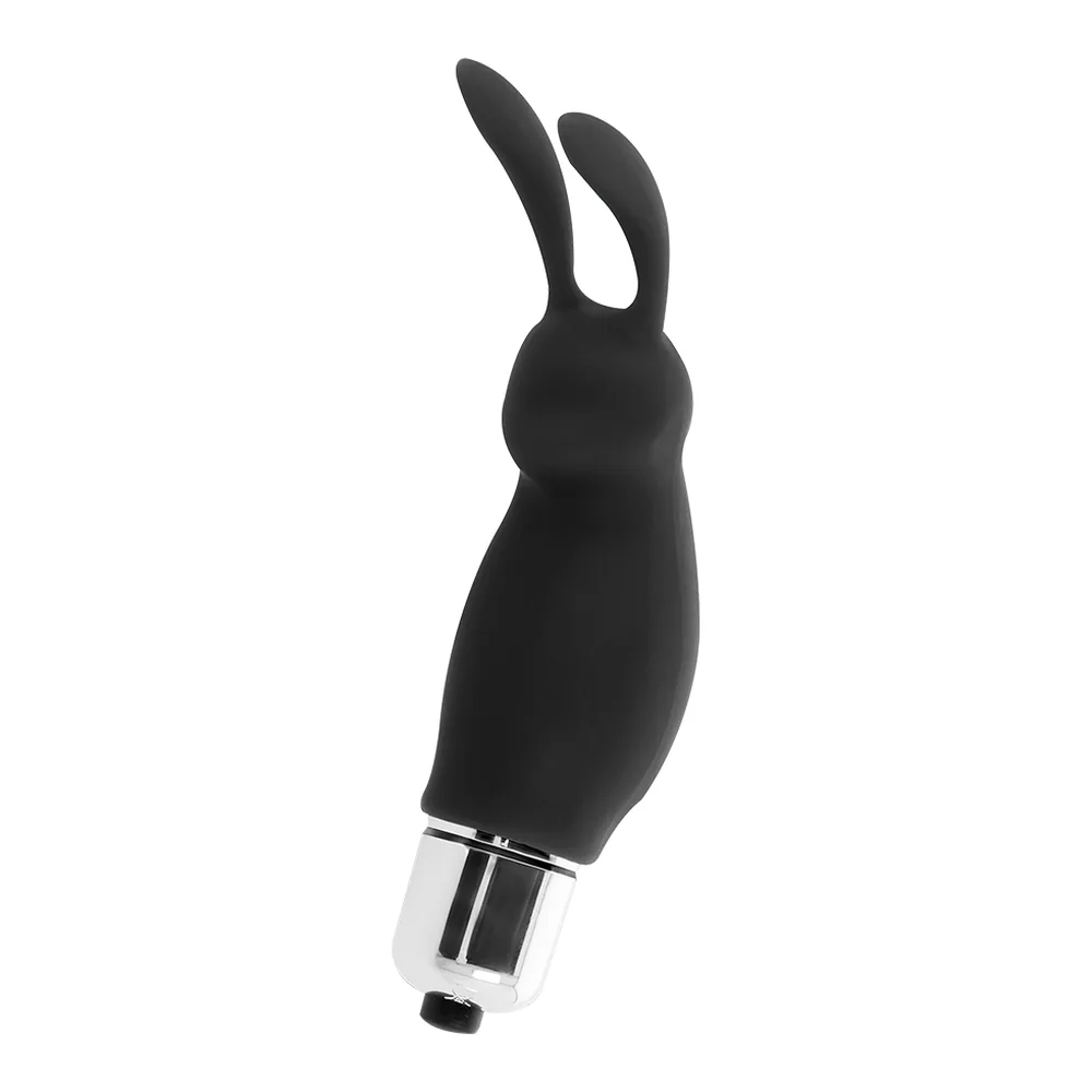 Vibromasseur rabbit silicone violet, base eau, à piles, coloris Lilas, autre vue 2