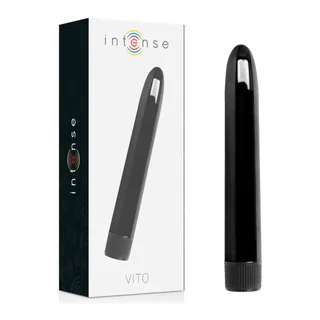 Vibromasseur Vito violet fonctionnant sur piles, coloris Noir, autre vue 2
