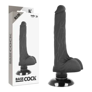Vibromasseur Réaliste 2-1 18 cm Basecock vue 3