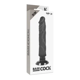 Vibromasseur Réaliste 2-1 20 cm Basecock vue 5