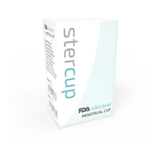 Coupe Menstruelle Silicone Fda aigue-marine Stercup - détail de la texture